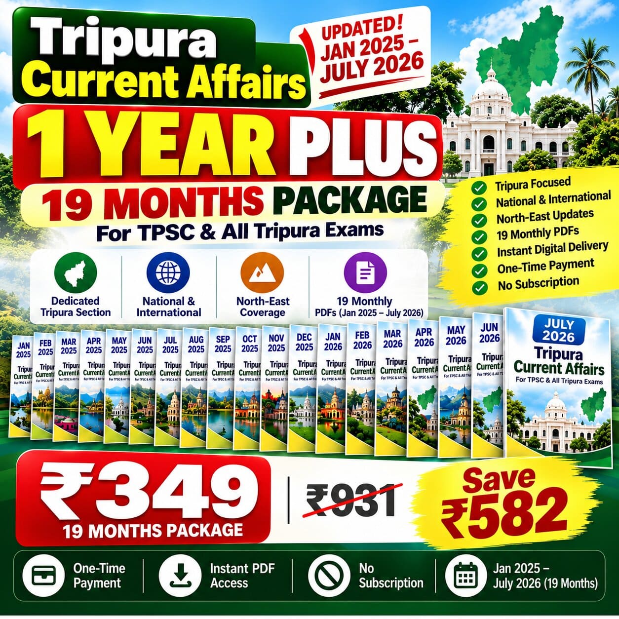 Tripura Current Affairs 2026 PDF for TPSC exams